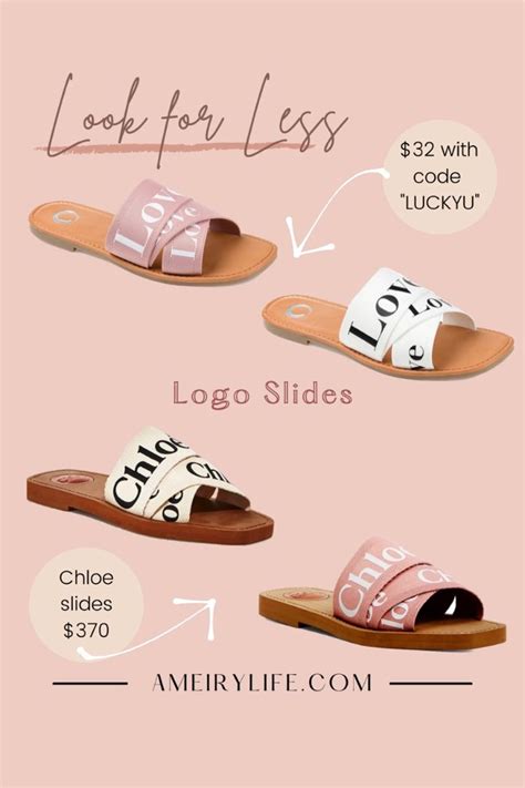 chloe dupe slides|chloe inspired sandals dupe.